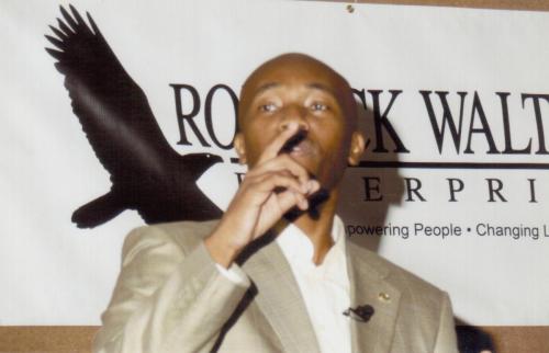 Rodrick Walters speaking at the Offical launch and booksigning in of his book, Poems of Inspiration: A Daily Dose of Self-Motivation