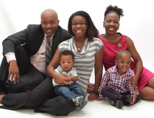 Rodrick Walters and his family